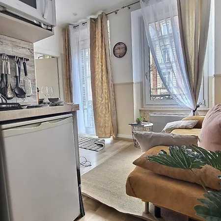 2 Pièces Cozy Avec Balcon Strasburgo